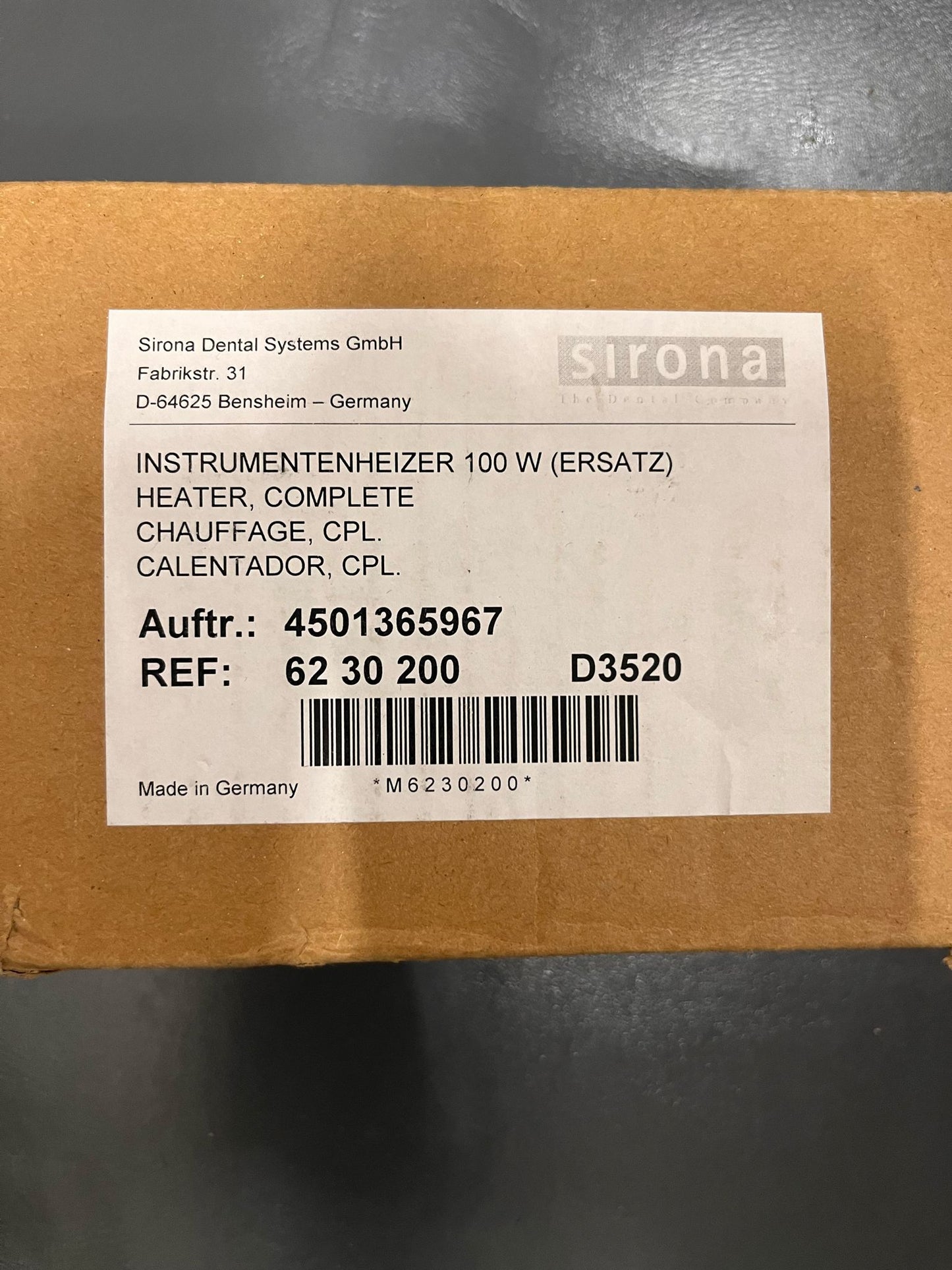 Sirona Instrumentenheizer